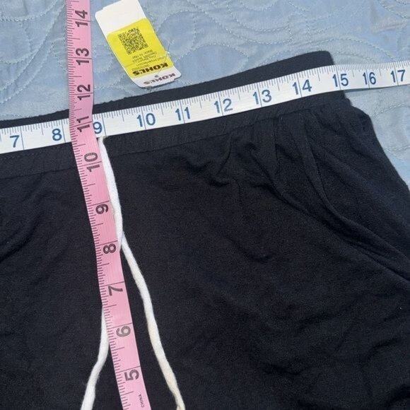 Simply Vera Vera Wang Black Jogger Pants M Soft Cotton Lounge Wear - Picture 7 of 8